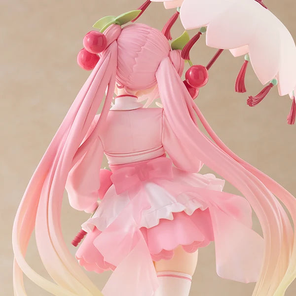 Taito Vocaloid AMP+ Sakura Miku (Sakura Dress Ver.) Figure
