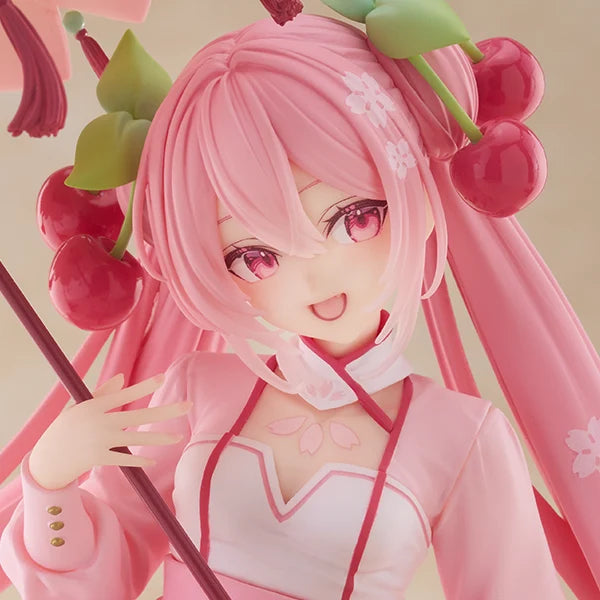 Taito Vocaloid AMP+ Sakura Miku (Sakura Dress Ver.) Figure