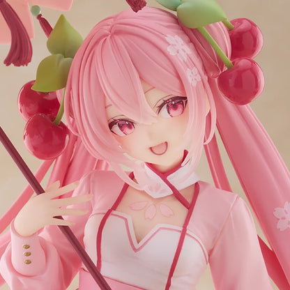 Taito Vocaloid AMP+ Sakura Miku (Sakura Dress Ver.) Figure