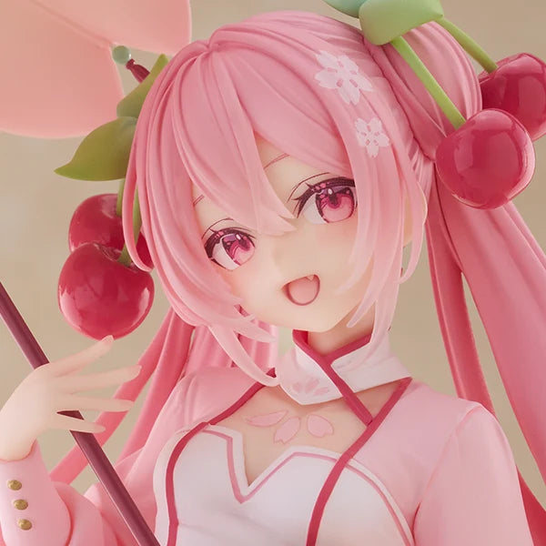 Taito Vocaloid AMP+ Sakura Miku (Sakura Dress Ver.) Figure