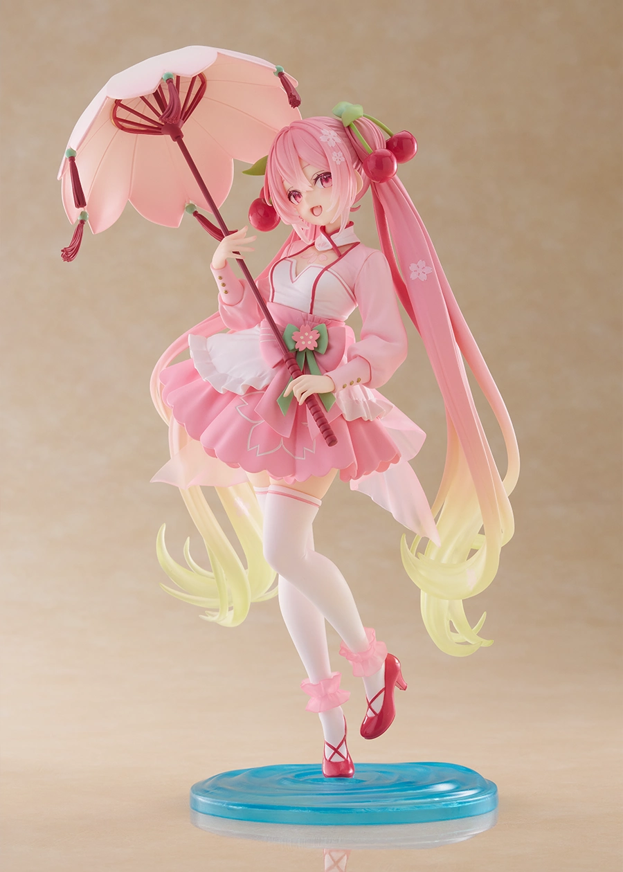 Taito Vocaloid AMP+ Sakura Miku (Sakura Dress Ver.) Figure