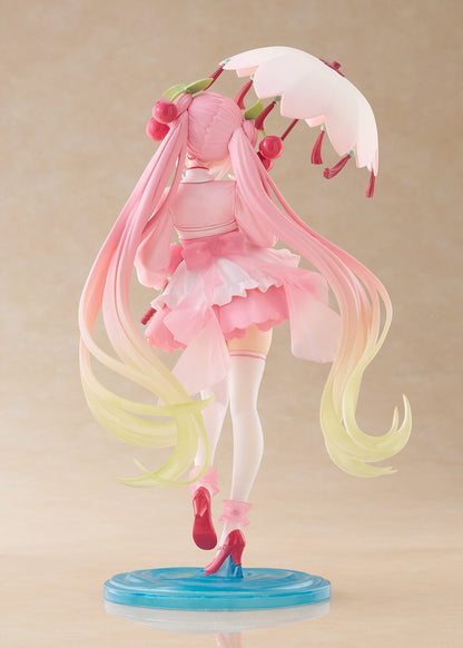 Taito Vocaloid AMP+ Sakura Miku (Sakura Dress Ver.) Figure