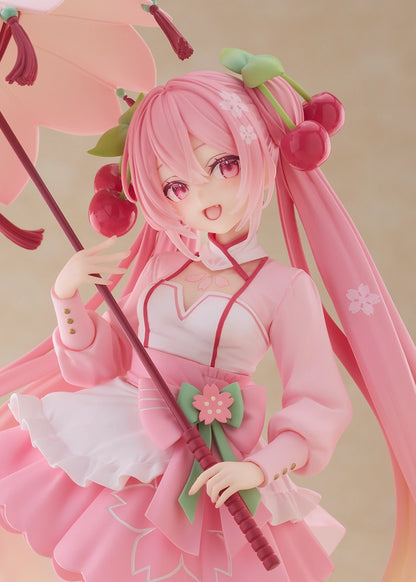 Taito Vocaloid AMP+ Sakura Miku (Sakura Dress Ver.) Figure