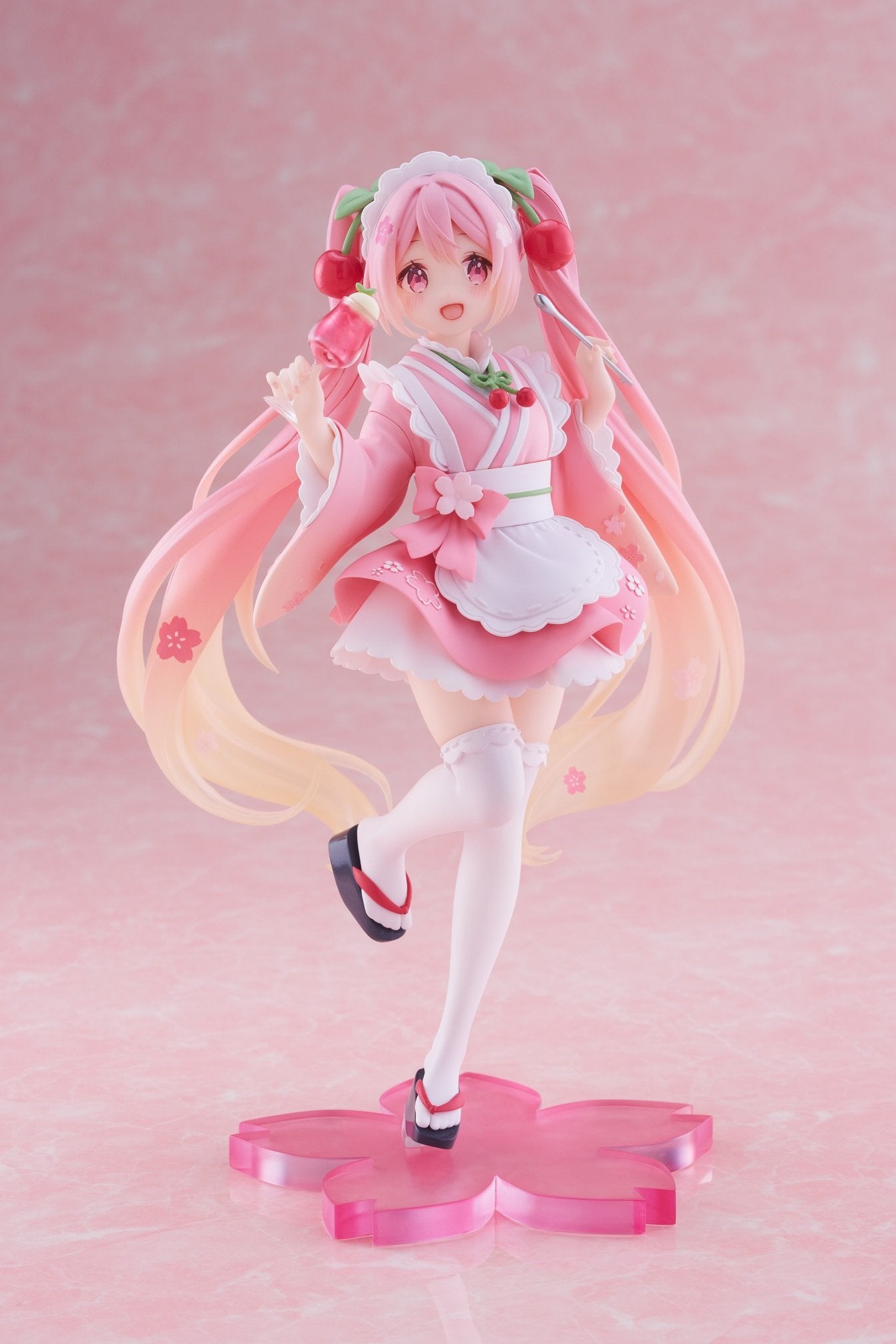 Taito Vocaloid Newley Written Sakura Miku (Japanese Cafe Ver.) Figure