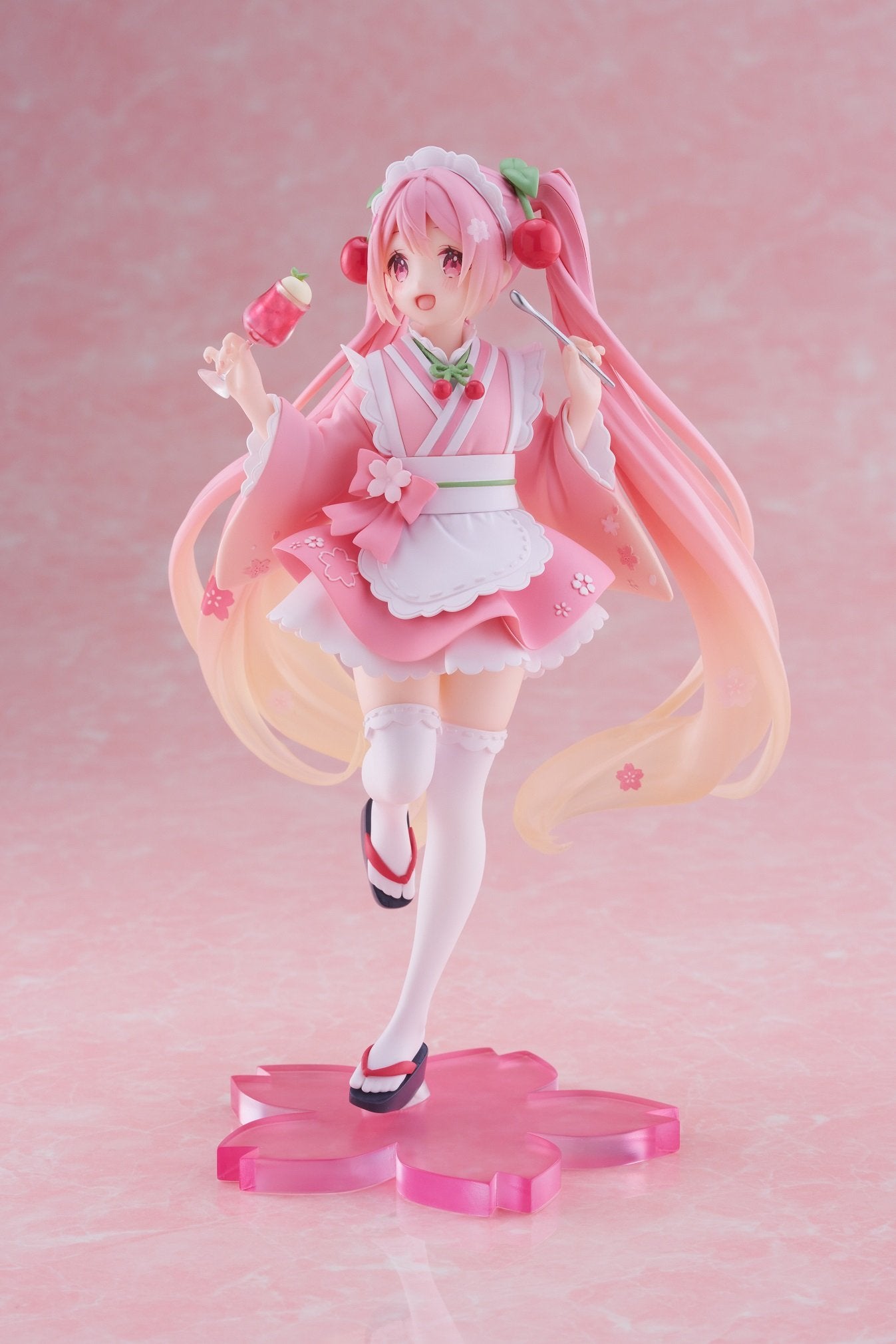 Taito Vocaloid Newley Written Sakura Miku (Japanese Cafe Ver.) Figure