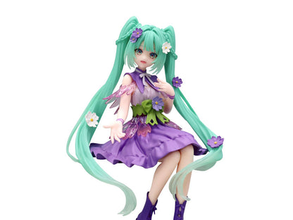 FuRyu Vocaloid Hatsune Miku (Flower Fairy Cosmos Purple Color Ver.) Noodle Stopper Figure