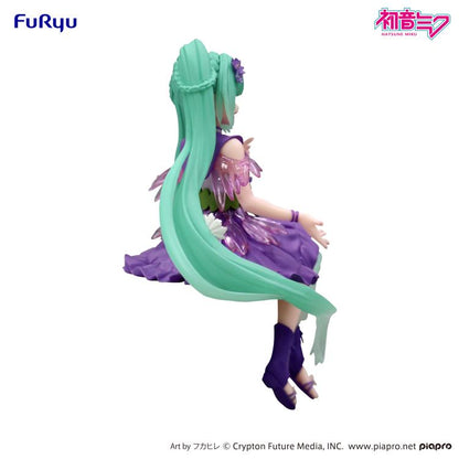 FuRyu Vocaloid Hatsune Miku (Flower Fairy Cosmos Purple Color Ver.) Noodle Stopper Figure