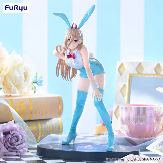 FuRyu Chainsaw Man BiCute Bunnies Figure: Power Light Blue Color Ver.