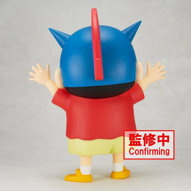 Banpresto Crayon Shin-chan Big Sofvimates Shinnosuke Nohara (Action Kamen Helmet Ver.)