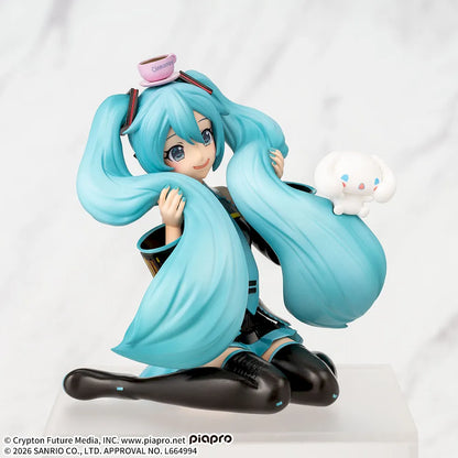 Sega Hatsune Miku x Cinnamoroll Choconose Premium Figure Fluffy Ver.