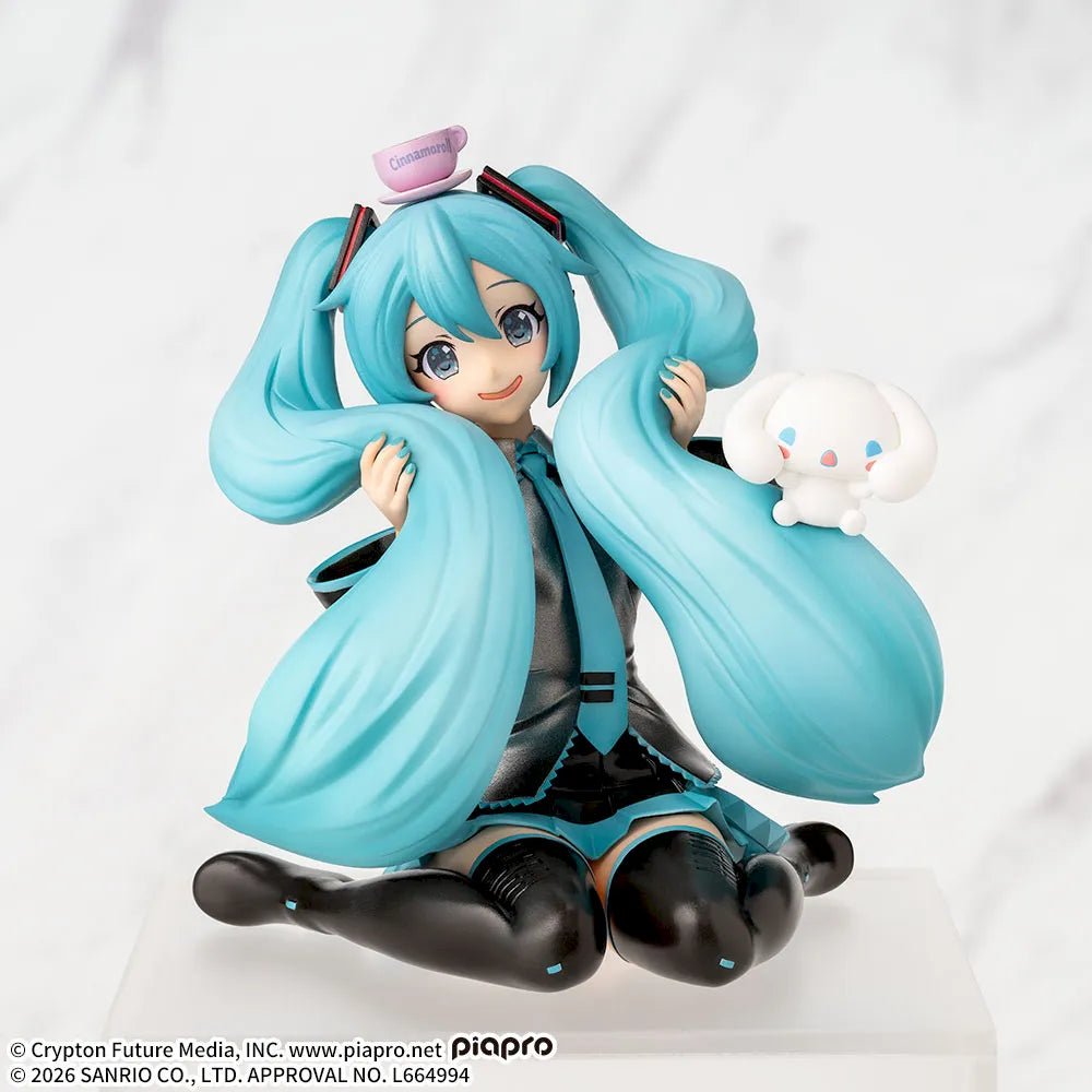Sega Hatsune Miku x Cinnamoroll Choconose Premium Figure Fluffy Ver.