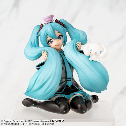 Sega Hatsune Miku x Cinnamoroll Choconose Premium Figure Fluffy Ver.